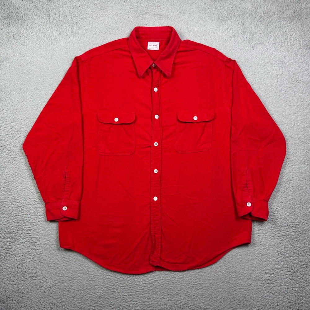 Vintage 70s Big Mac button up long sleeve shirt - Picture 2 of 4